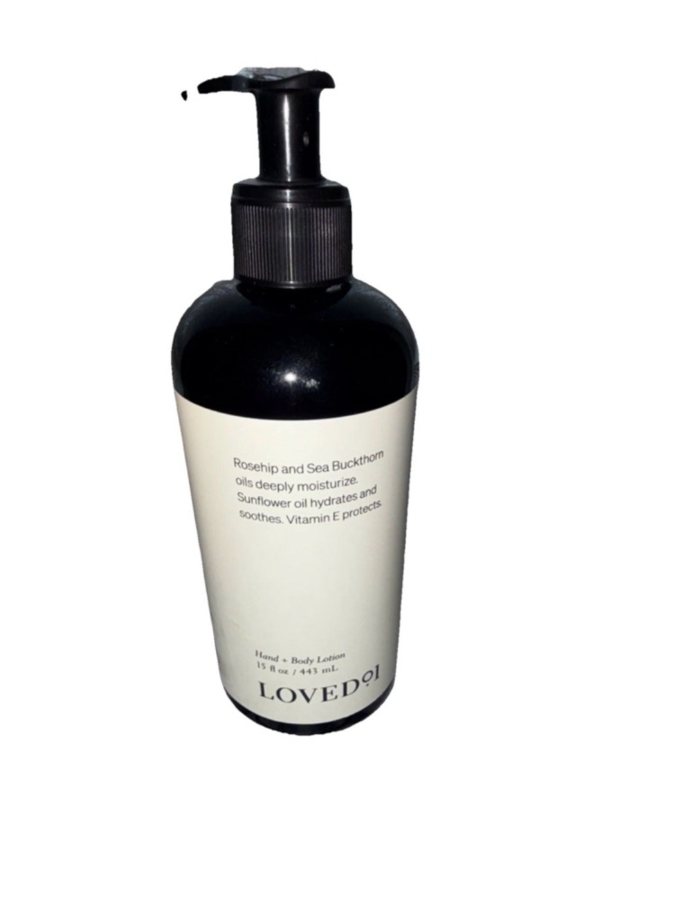Love Do Rosehip & Sea Buckthorn Hand & Body Lotion - Black/Cream